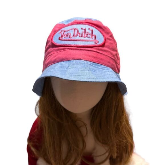 Vintage Von Dutch Bucket Fisherman Youth/Kids Hat Y2K - Picture 5 of 5